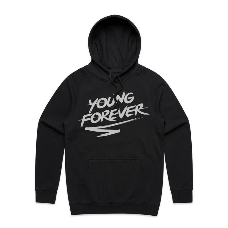 Young Forever Millennial Hoodie Black