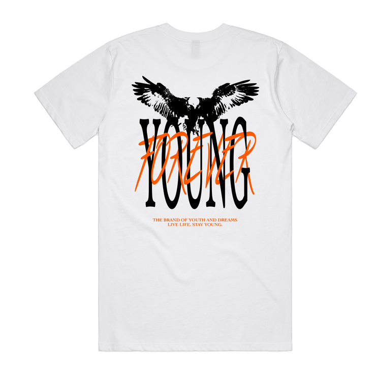 Young Forever Fountain of Youth Tee White